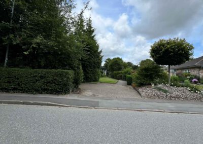 Einfahrt zum Parkplatz