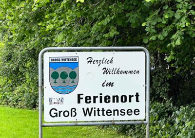 Ferienort Groß Wittensee - am Ortseingang